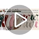 Personalized Knit Christmas Stocking - 18 Inch Custom Embroidered Name