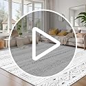 5x7 Washable Boho Area Rug - Soft Non-Slip Moroccan Carpet for Living Room