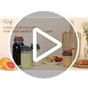 4-Pack Wide Mouth Mason Jar Flip-Top Lids, Leak-Proof Pour Spout Caps
