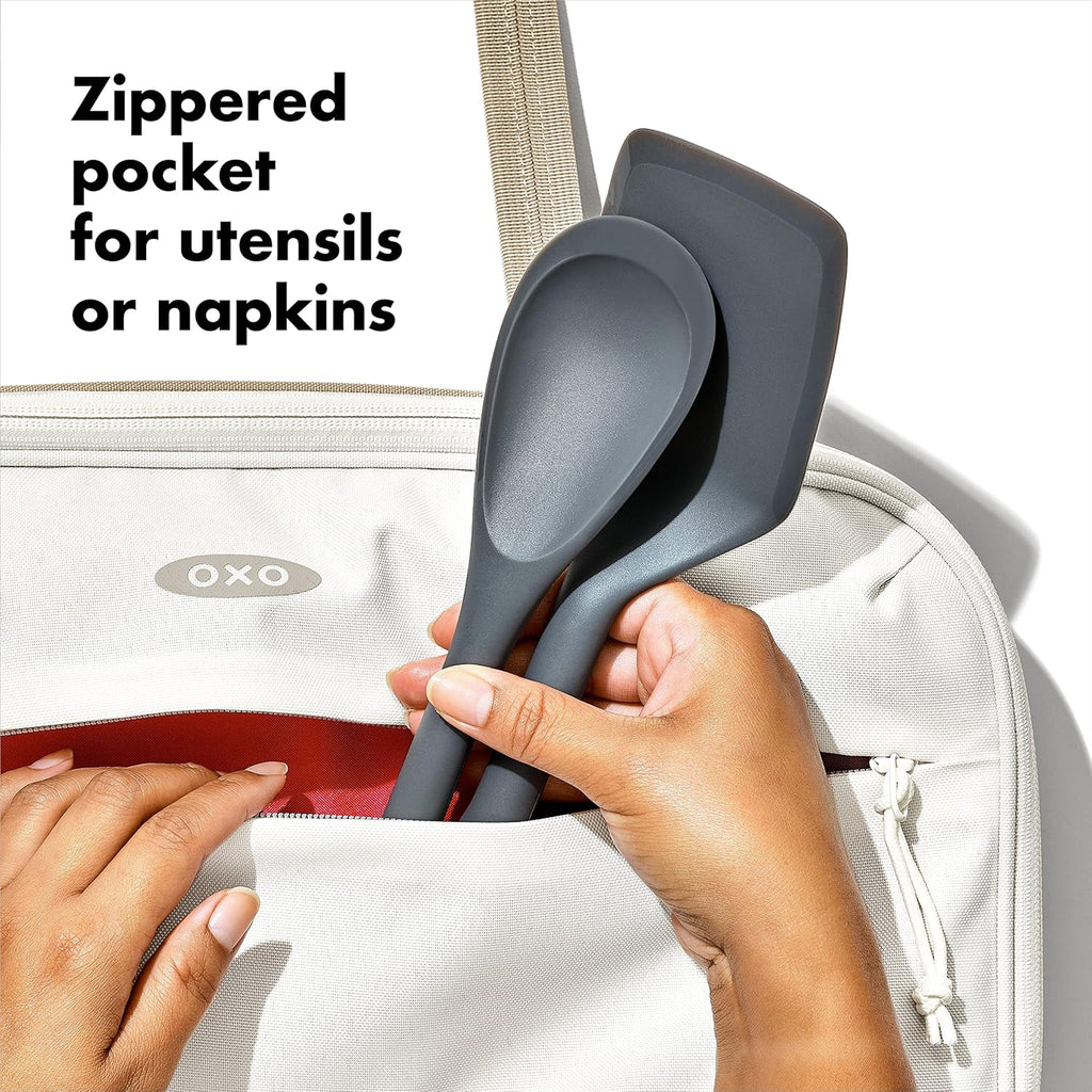 OXO Good Grips Insulated Casserole Carrier - Keep Your Dishes Hot | Stylish Oat Color