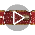 Artoid Mode Snowman Christmas Table Runner 13 x 60 in, Red