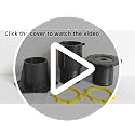 Adjustable Bed Frame Center Support Legs (8.5-13") - Set of 4 Heavy Duty