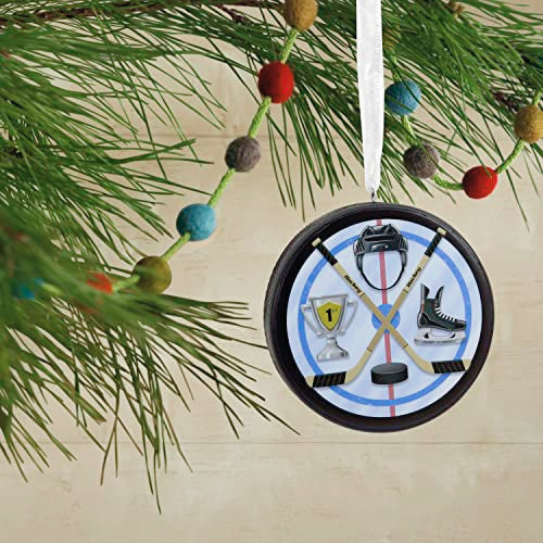 Hallmark Hockey Puck Christmas Ornament (Variation: Hockey) – Hallmark