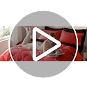 ELNIDO QUEEN Red & Black King Size Bed in a Bag 7-Piece Bedding Set All Season