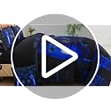 6-Piece Gamer Comforter Set Full Size - 3D Video Game Bedding for Boys