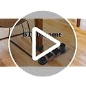 Heavy-Duty 3-Inch Bed Risers - Non-Slip Furniture Lifters (4-Pack, Black)
