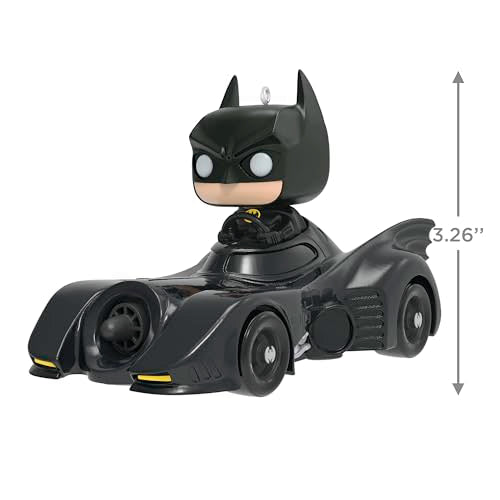 Hallmark Keepsake 2024 Batman in Batmobile Ornament (1989 Batman) – Funko Pop Style