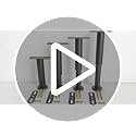Adjustable Bed Support Legs 7.08-12.6 Inch - Heavy Duty Metal (4 Pack)