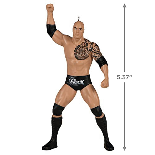 Hallmark Keepsake 2023 WWE The Rock Christmas Ornament, Wrestling Gift