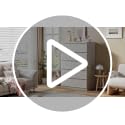 Jocoevol White 5-Drawer Bedroom Dresser - Modern Wood Storage Chest