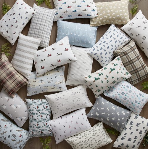 Eddie Bauer - Flannel Sheets Queen Size, Anti-Pilling & Wrinkle Resistant Cotton, Touchably Soft for All-Season Comfort - Bed Sheets with Matching Pillowcases & Fitted Sheet (Montlake Plaid Red)