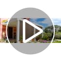 Outdoor Roller Shades, 8' W x 8' H Cordless Blinds for Patio & Porch