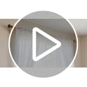 4-Pack Wooden Curtain Rod Brackets for 2-Inch Rods, 3 1/2-Inch Return