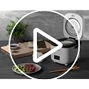 Mini Personal Rice Cooker - 1 Quart PFAS-Free Nonstick with Steamer Tray