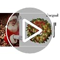 16-Inch Pre-Lit Christmas Wreath with Metal Hanger and LED Lights