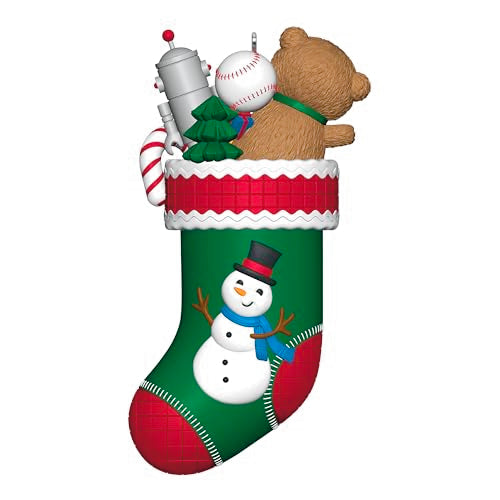 Stocking Stuffers Hallmark Keepsake Christmas Ornament 2026 Series, Snowman in Gift Box