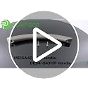 Microwave Door Handle Replacement - 12.6 Inch Silver ABS Handle