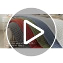 WDCOZY 100% Cotton Queen Quilt Set - Olive Green Striped Bedspread (3 Piece)