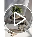 60-Inch Wood Bead Garland with Tassels - Rustic Boho Farmhouse Decor
