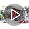 MEEDEE Black & White Wired Ribbon 2.5 Inch Christmas Plaid 25 Yards