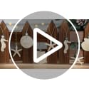Beeveer Coastal Beach Christmas Ornaments Set - Resin Ocean Decor for Holiday Tree