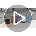 Heavy Duty Stackable Bed & Furniture Risers, 1 or 2 Inch - 8 Pack Black