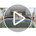 Olive Green Oversized Cal King Quilt Set - 3-Piece Lightweight Bedspread & Shams