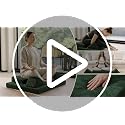 Meditation Cushion Set with Knee Support - Large Washable Yoga Floor Pillow