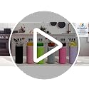 18 oz Glass Juice Bottles with Lids and Sleeves, 6 Pack