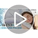 Cooling Shredded Memory Foam Pillows - Queen Size Set of 2