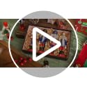 12-Piece Wooden Christmas Nutcracker Ornaments - Soldier Hanging Figures