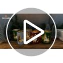 Christmas Glass Votive Candle Holders Set of 6 - Festive Tealight Holders