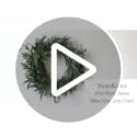 22-Inch Artificial Olive Wreath with Fruit for Front Door and Home Decor