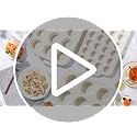 24-Cup Silicone Mini Cupcake & Muffin Pan with Metal Reinforced Frame
