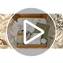 OHATOS Sage Green Self Care Gift Basket for Women - Relaxing Cozy Gift Set