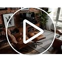Mid-Century Modern Lounge Chair and Ottoman with Top Grain Leather