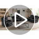 Power Reclining Loveseat with Storage Console, Cup Holders and USB Ports