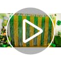 St. Patrick's Day Green Gold Foil Fringe Curtains - 3-Pack Photo Backdrop