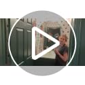36x48 Inch Arched Wall Mirror - Large Black Metal Frame Bathroom Mirror
