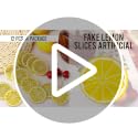 12 Pack Realistic Fake Lemon Slices - Bright Yellow Decor for Crafts and Centerpieces