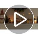 Lighted Wooden Christmas Village Houses - Rustic Tabletop Holiday Centerpiece