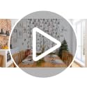 Remagr Gingerbread Man Christmas Kitchen Curtains 3-Piece Set Valance + 2 Panels 35.83 x 59.84 / 35.83 x 29.92