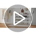 Expandable 2-Tier Metal Shoe Rack - Stackable Shoe Organizer for Closet
