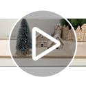 Lighted Gingerbread House Kit - 2-Piece Resin Miniature Christmas Decor