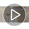 Waterproof Digital Shower Clock with Timer, Temperature and Date Display