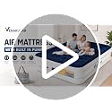 Queen Air Mattress with Built-in Pump | 18" Inflatable Bed