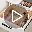 Vtopmart Clear Drawer Organizer Bins Set - 4 Sizes for Makeup & Home Storage