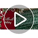 COLLACT 8' x 10' Green Xmas Tree Moroccan Holiday Rug - Washable Non-Slip Christmas Carpet for Living Room & Bedroom