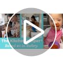 Foldable Adjustable Toddler Learning Tower Kitchen Stool - Natural Wood