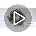 22-Inch Artificial Eucalyptus Wreath for Front Door, All-Season Greenery